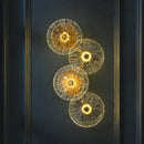 GobekUsa Glass Aisle Wall Light - Modern Light Luxury Wall Lamp for Living Room