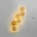 GobekUsa Glass Aisle Wall Light - Modern Light Luxury Wall Lamp for Living Room