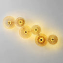 GobekUsa Glass Aisle Wall Light - Modern Light Luxury Wall Lamp for Living Room