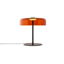 GobekUsa Glass Amber Green LED Table Lamp Nightstand Bedroom Living Room Decor