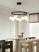 GobekUsa Glass Art Chandelier for Living Room, Children's Room, Bedroom, Dining Room