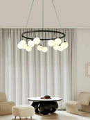 GobekUsa Glass Art Chandelier for Living Room, Children's Room, Bedroom, Dining Room