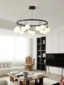 GobekUsa Glass Art Chandelier for Living Room, Children's Room, Bedroom, Dining Room