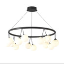GobekUsa Glass Art Chandelier for Living Room, Children's Room, Bedroom, Dining Room