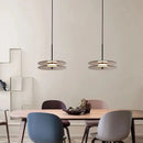 GobekUsa Glass Art Chandelier: Nordic Minimalist LED Pendant Light for Home, Cafe, Bar