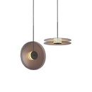 GobekUsa Glass Art Chandelier: Nordic Minimalist LED Pendant Light for Home, Cafe, Bar