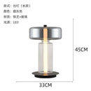 GobekUsa Glass Art Desk Lamp: Nordic Minimalist Design for Bedroom and Living Room