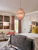 GobekUsa Glass Art LED Chandelier for Living Room