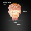 GobekUsa Glass Art LED Chandelier for Living Room