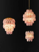 GobekUsa Glass Art LED Chandelier for Living Room