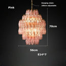 GobekUsa Glass Art LED Chandelier for Living Room