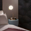 GobekUsa Glass Ball Art Wall Lamp for Aisle Bedroom, Simple Decoration, LED Bedside Light