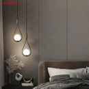 GobekUsa Glass Ball Brass Pendant Light - Nordic Bedroom Simple Home Decor
