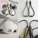 GobekUsa Glass Ball Brass Pendant Light - Nordic Bedroom Simple Home Decor