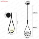 GobekUsa Glass Ball Brass Pendant Light - Nordic Bedroom Simple Home Decor
