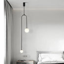 GobekUsa Glass Ball Brass Pendant Lights LED for Restaurant and Bedroom Lighting