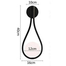 GobekUsa Glass Ball Brass Wall Lamp LED Bedroom Living Room Lighting