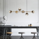 GobekUsa Glass Ball Bubble LED Chandelier for Modern Home Decor