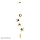 GobekUsa Glass Ball Bubble LED Chandelier for Modern Home Decor