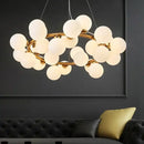 GobekUsa Glass Ball Ceiling Chandelier for Dining and Living Room Decor