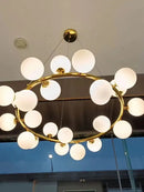 GobekUsa Glass Ball Ceiling Chandelier for Dining and Living Room Decor