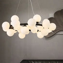 GobekUsa Glass Ball Ceiling Chandelier for Dining and Living Room Decor