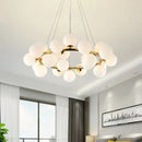 GobekUsa Glass Ball Ceiling Chandelier for Dining and Living Room Decor