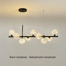 GobekUsa Glass Ball Ceiling Chandelier for Home Decor
