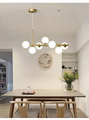 GobekUsa Glass Ball Ceiling Chandelier for Home Decor
