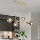 GobekUsa Glass Ball Ceiling Chandelier for Kitchen Dining Living Room