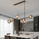 GobekUsa Glass Ball Ceiling Chandelier for Kitchen Dining Living Room