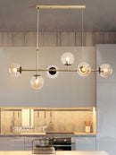 GobekUsa Glass Ball Ceiling Chandelier for Kitchen Dining Living Room