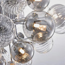 GobekUsa Glass Ball Ceiling Chandelier for Living Room Dining Bedroom - Nordic Air Bubble Pendant Light