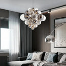 GobekUsa Glass Ball Ceiling Chandelier for Living Room Dining Bedroom - Nordic Air Bubble Pendant Light