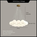 GobekUsa Glass Ball Ceiling Hanging Lamps - French Magic Bean Pendant Lights for Home Decor
