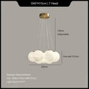 GobekUsa Glass Ball Ceiling Hanging Lamps - French Magic Bean Pendant Lights for Home Decor