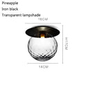 GobekUsa Glass Ball Ceiling Lamp: Nordic Minimalist Round Hallway Light with Modern Design