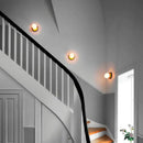 GobekUsa Glass Ball Ceiling Lamp: Nordic Minimalist Round Hallway Light with Modern Design