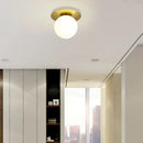 GobekUsa Glass Ball Ceiling Light Fixture for Bedroom Hallway Stairs - Aisel Home Lighting