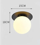 GobekUsa Glass Ball Ceiling Light Fixture for Bedroom Hallway Stairs - Aisel Home Lighting