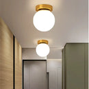 GobekUsa Glass Ball Ceiling Light Fixture for Modern Bedroom Decor