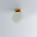 GobekUsa Glass Ball Ceiling Light Fixture for Modern Bedroom Decor