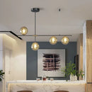 GobekUsa Glass Ball Chandelier Ceiling Lights for Home Decor - Modern LED Pendant Lamp