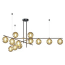 GobekUsa Glass Ball Chandelier Ceiling Lights for Home Decor - Modern LED Pendant Lamp