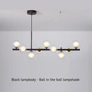 GobekUsa Glass Ball Chandelier for Dining Room