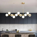 GobekUsa Glass Ball Chandelier for Home Lighting