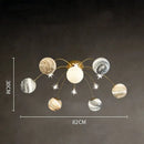 GobekUsa Glass Ball Chandelier for Kids Room and Living Room