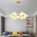 GobekUsa Glass Ball Chandelier for Living Room - Modern Nordic Kitchen Island Ceiling Light