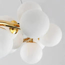 GobekUsa Glass Ball Chandelier for Living Room - Modern Nordic Kitchen Island Ceiling Light