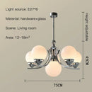 GobekUsa Glass Ball Chandelier for Modern Room Decor